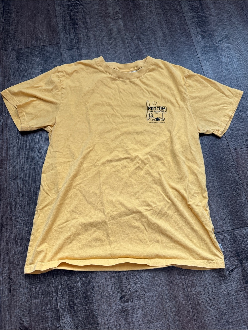 Rhythm Yellow Short Sleeve Graphic Tee